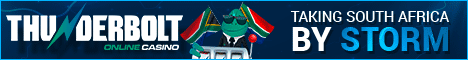 Thunderbolt Online Casino - Taking South Africa By Storm