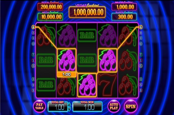 Pay It Again Vegas Millions Win Screenshot